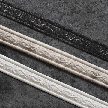 Saashi 3D Wall Border Strip (Self-Adhesive Skirting Line)