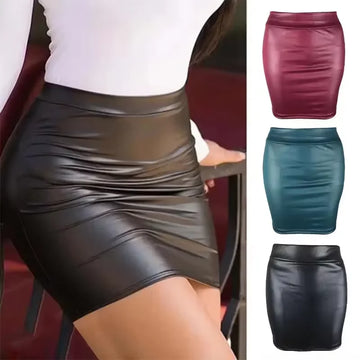Saashi Women's Summer High-waist Slim Fitness Hip Pencil Vintage Bodycon Office Skirt