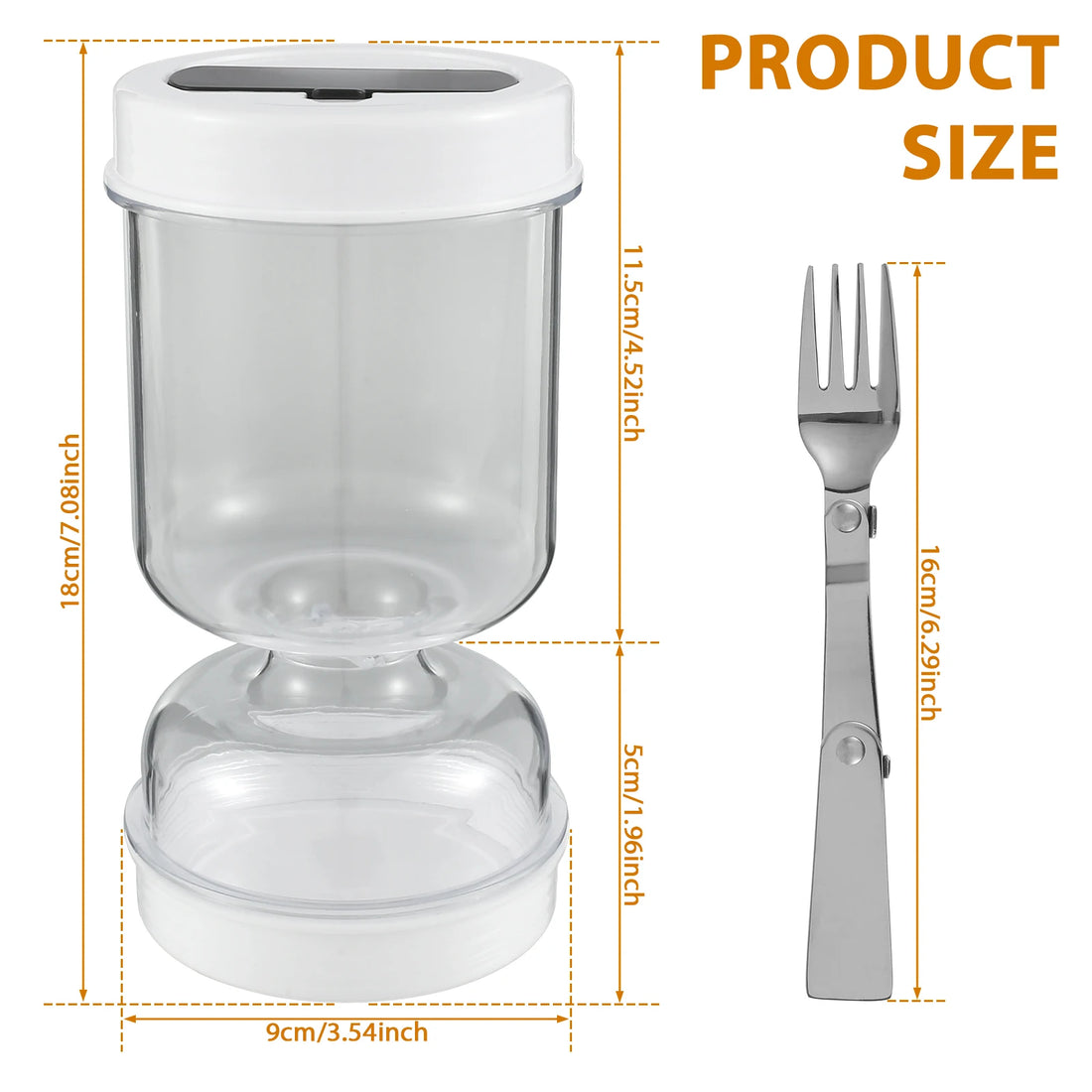 Saashi Pickle Container Strainer Home Dry Wet Dispenser Olives Jar Cucumber Food.