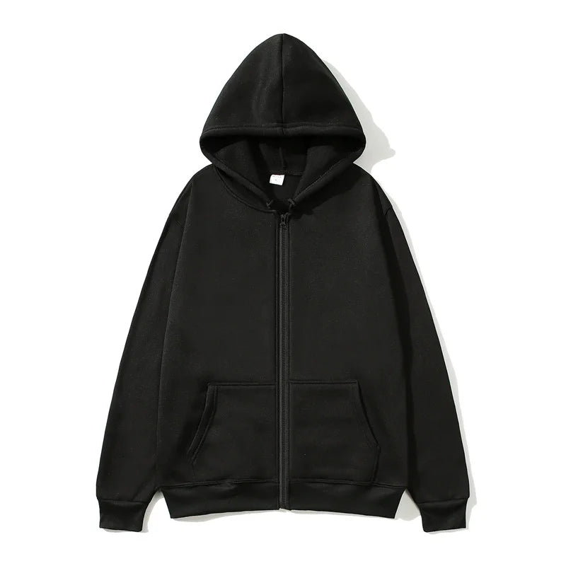 Saashi Casual Zip-Up Hoodie Jacket