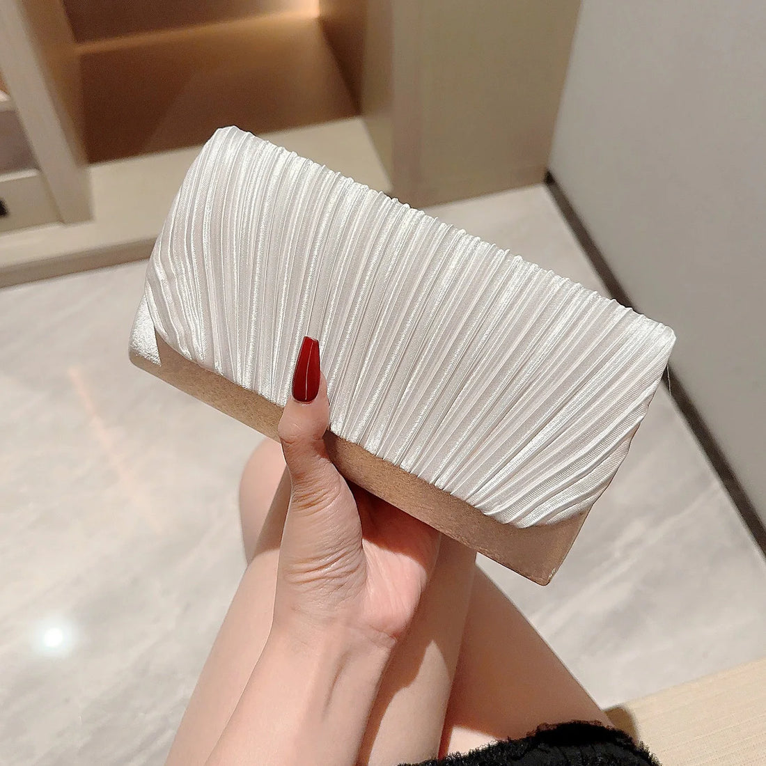 Saashi Elegant Fold Evening Clutch