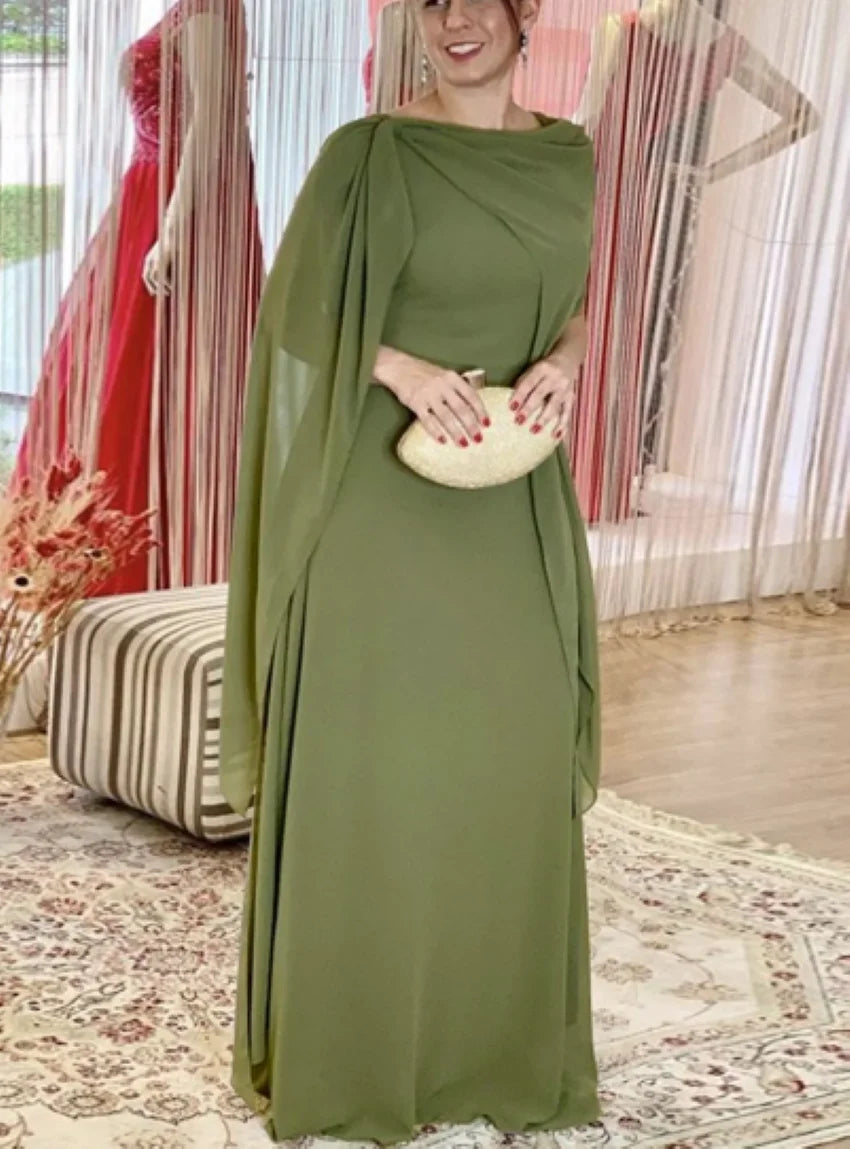 Saashi Olive Green Mother’s Formal Dress