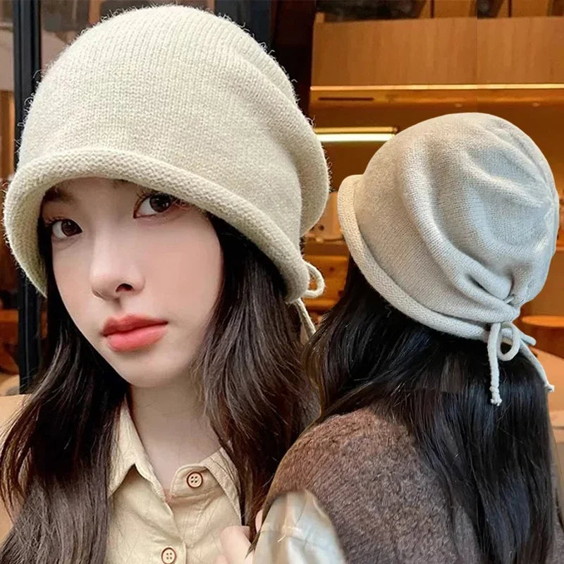 Saashi Fashion Baggy Slouchy Beanie – Women’s Autumn/Winter Knitted Woolen Hat