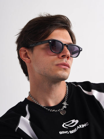 Saashi Ruiao 2026 Retro Round Men Women Sunglasses Designer Famous Brand Luxury.