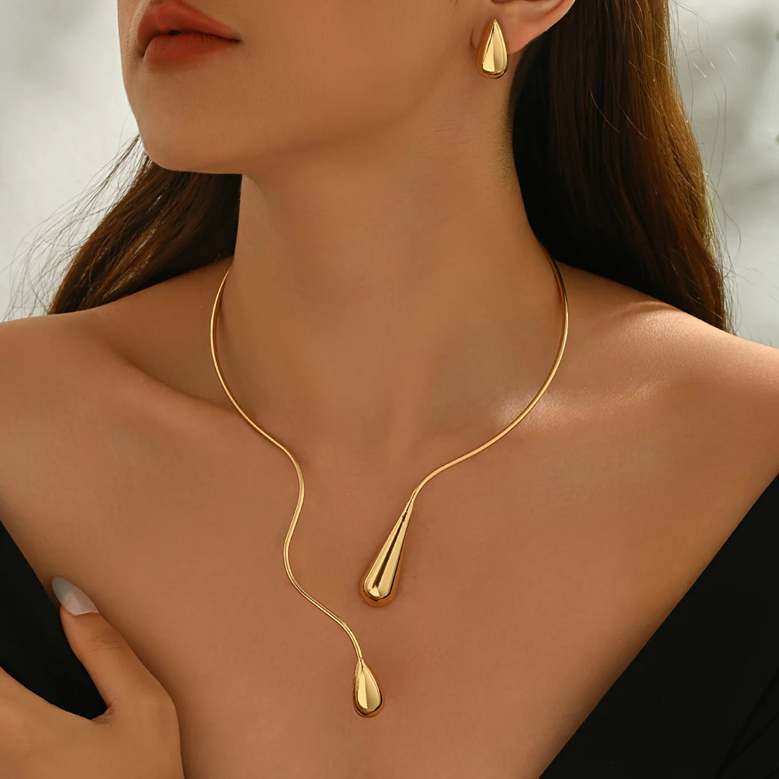 Saashi Teardrop Jewelry Set