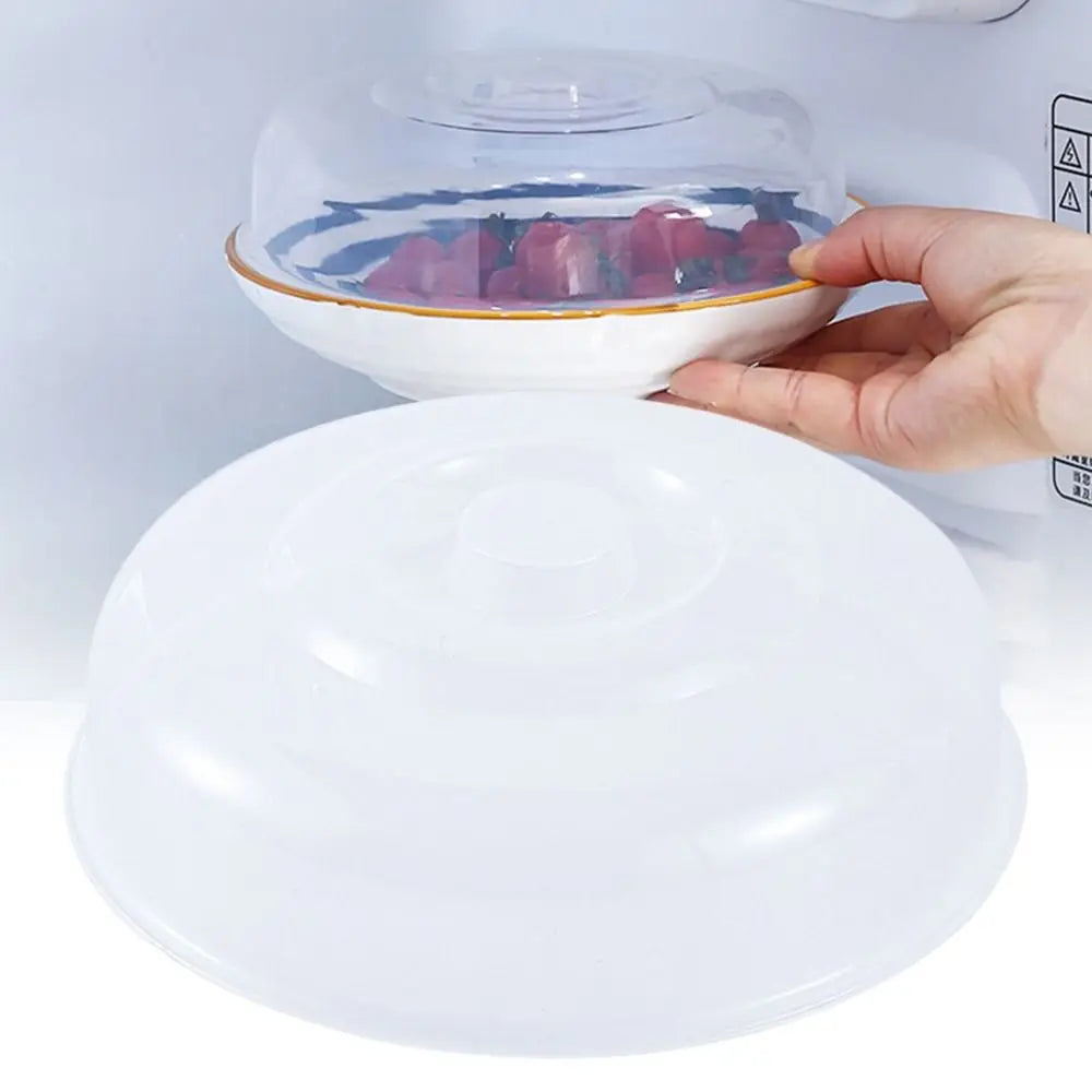 Saashi 1Pcs Fresh Keeping Microwave Splatter Cover Kitchen Bowls Cake Dish Plastic.