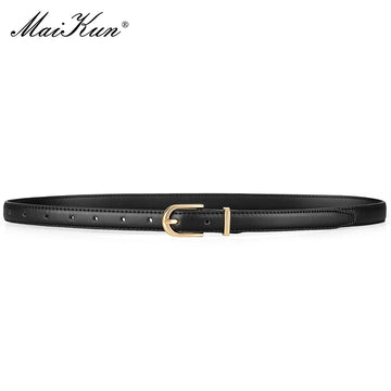 Saashi Slim Gold Buckle Belt