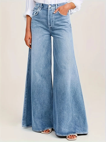 Saashi Light Blue Wide Jeans