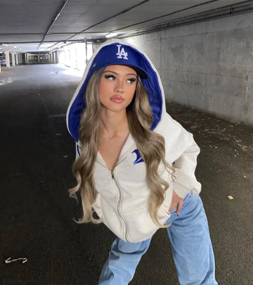 Saashi Y2K Oversized Street Hoodie
