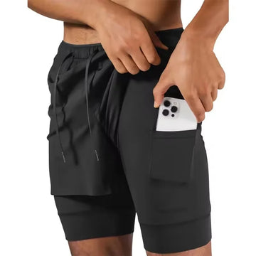 Saashi Compression 2-in-1 Gym Shorts