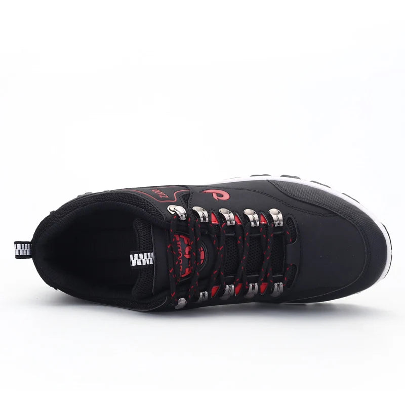 Saashi Leather Lightweight Walking Sneakers