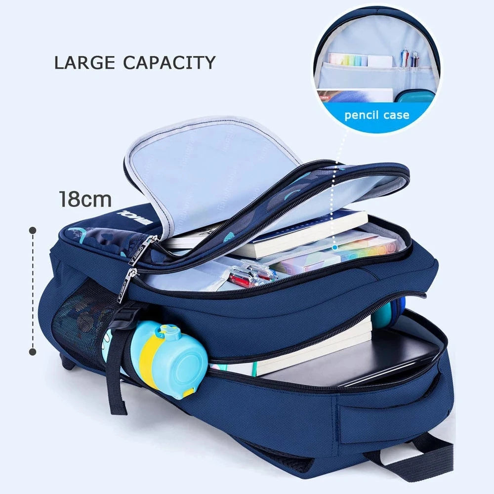 Saashi Boys School Backpack for Children Teenager Primary Student Book Bag