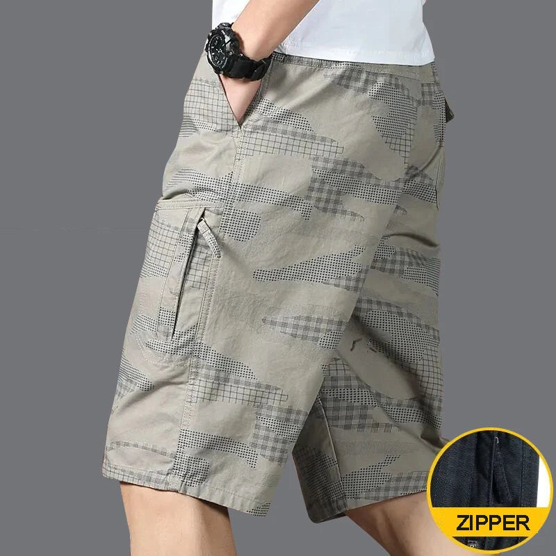 Saashi Big Size Men's Sports Casual Shorts Fashion Loose Straight Cargo Cotton.