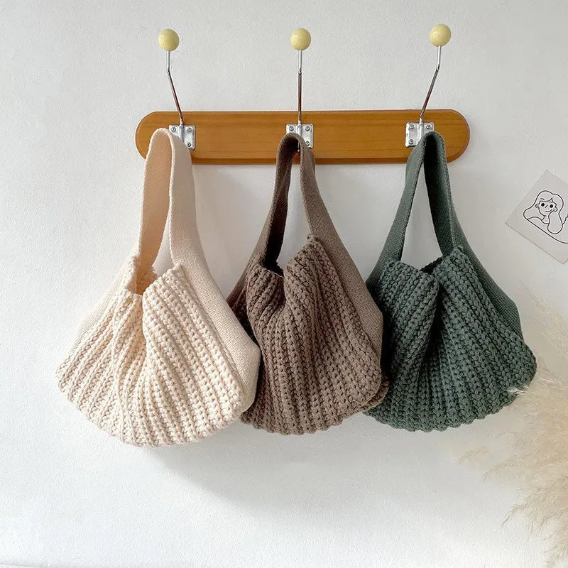 Saashi Crochet Slouchy Hobo Bag