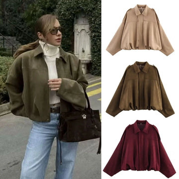 Saashi Bat Sleeve Pilot Jacket