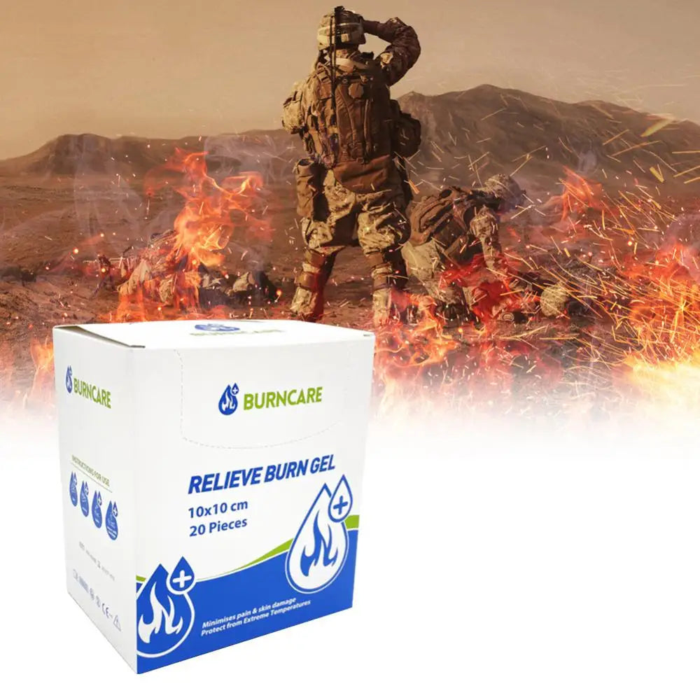 Saashi Burn Care Gel: Emergency Cooling & Soothing Hydrogel Dressing