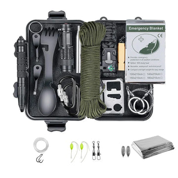 Saashi Professional Emergency Survival & Tactical Gear Kit