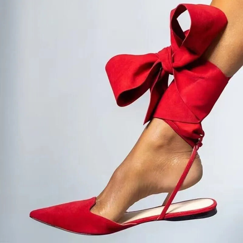 Saashi Women's European Style Pointed Toe Sandals with a Comfortable Fit & Large Sizes