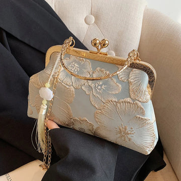 Saashi Embroidered Evening Clutch