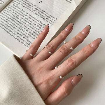 Saashi Pearl Smile Adjustable Ring