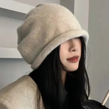 Saashi Fashion Baggy Slouchy Beanie – Women’s Autumn/Winter Knitted Woolen Hat