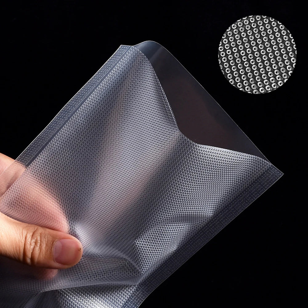 Saashi Vacuum Packaging Bags 100pcs Food Storage Sealer Fresh Long Keeping Sealing.