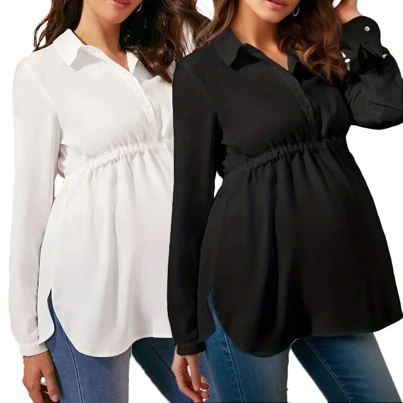 Saashi Women's Stylish and Elegant Maternity Blouse with a Loose, Comfortable Fit