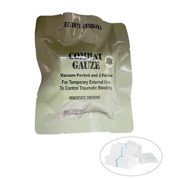 Saashi Kaolin Hemostatic Gauze: Tactical Emergency Trauma Dressing