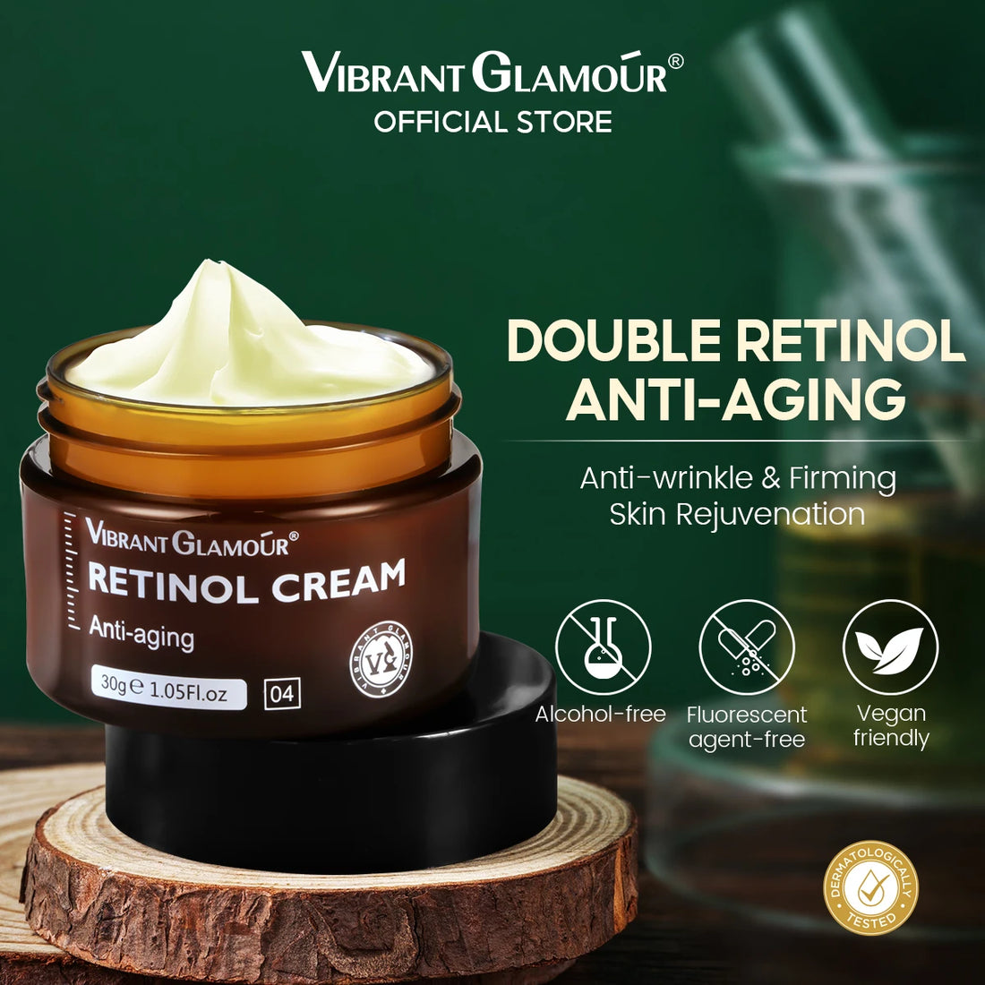 Saashi Retinol Face Cream Anti-Aging Moisturizing