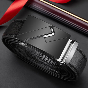 Saashi Ratchet Leather Belt