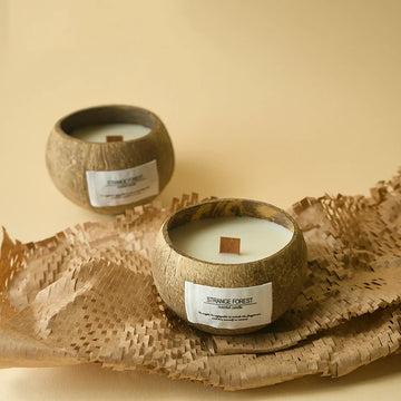Saashi Coconut Shell Aromatherapy Candle