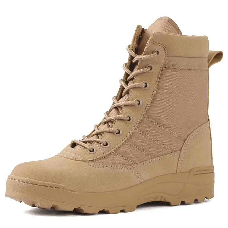Saashi Tactical Boots Men Special Force Desert Combat Outdoor Hiking Ankle Work.