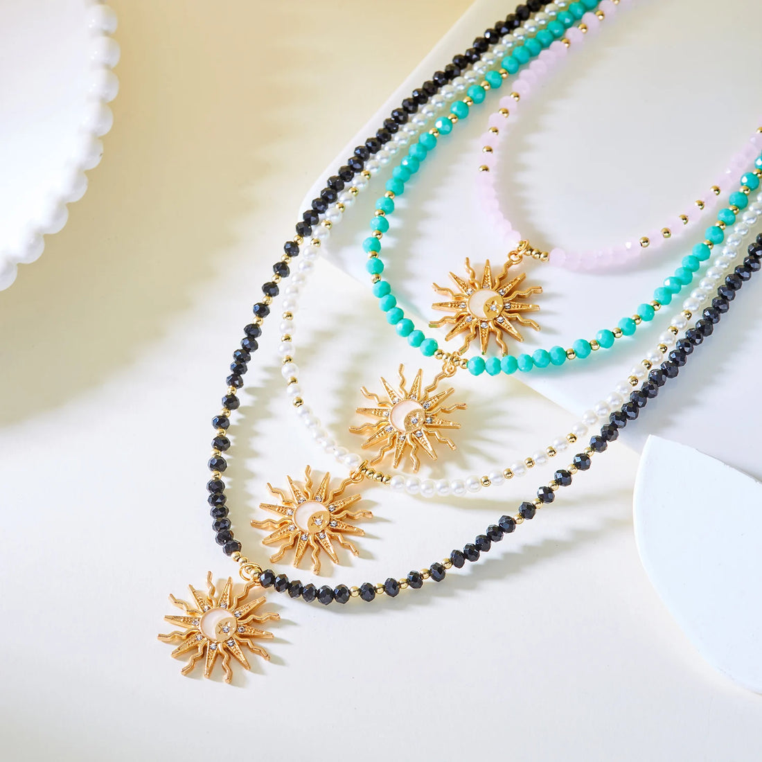 Saashi Sun Star Pendant Necklace