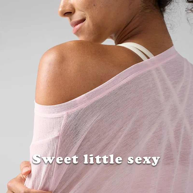 Saashi Summer Loose Short Sleeve Gym Top