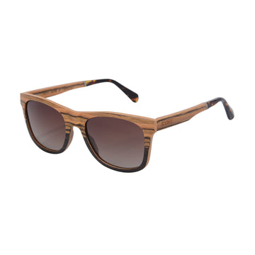Saashi SHINU Wood Frame Sunglasses