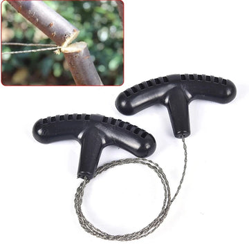 Saashi Manual Steel Rope Chain Saw - Portable Emergency Survival Gear