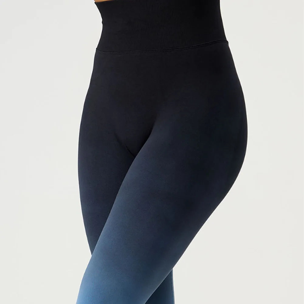 Saashi Women's Seamless Yoga Pants: High-Waisted, Gradient Leggings for Cycling