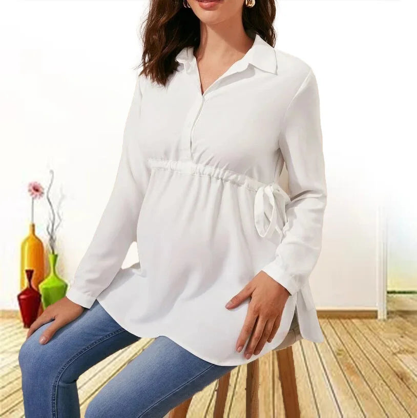 Saashi Women's Stylish and Elegant Maternity Blouse with a Loose, Comfortable Fit