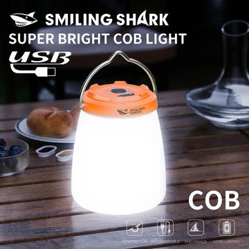 Saashi Rechargeable LED Camping Lantern - Waterproof Portable Tent Light