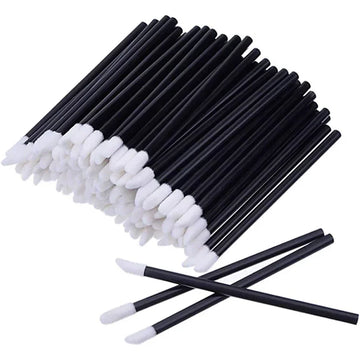 Saashi 50/100pcs Disposable Eyelash Brush Wholesale Mascara Applicator Wand Eyes Lip.