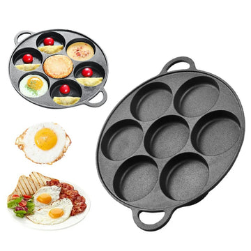 Saashi 7-Hole Non-Stick Breakfast Pan