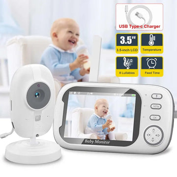 Saashi Night Vision Video Baby Monitor Security Cam