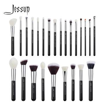 Saashi Jessup Makeup Brushes Set Foundation Powder Professional Contour Blender Eyeshadow 25pcs.