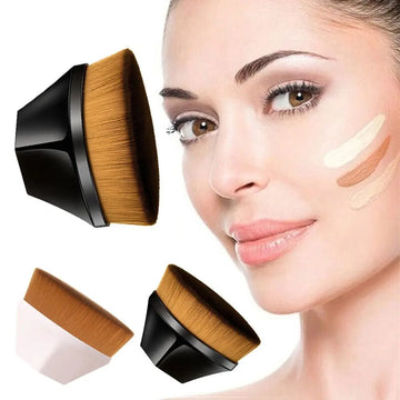 Saashi Professional Makeup Brush Flat Top Foundation Blending Liquid Powder Cream Quick.