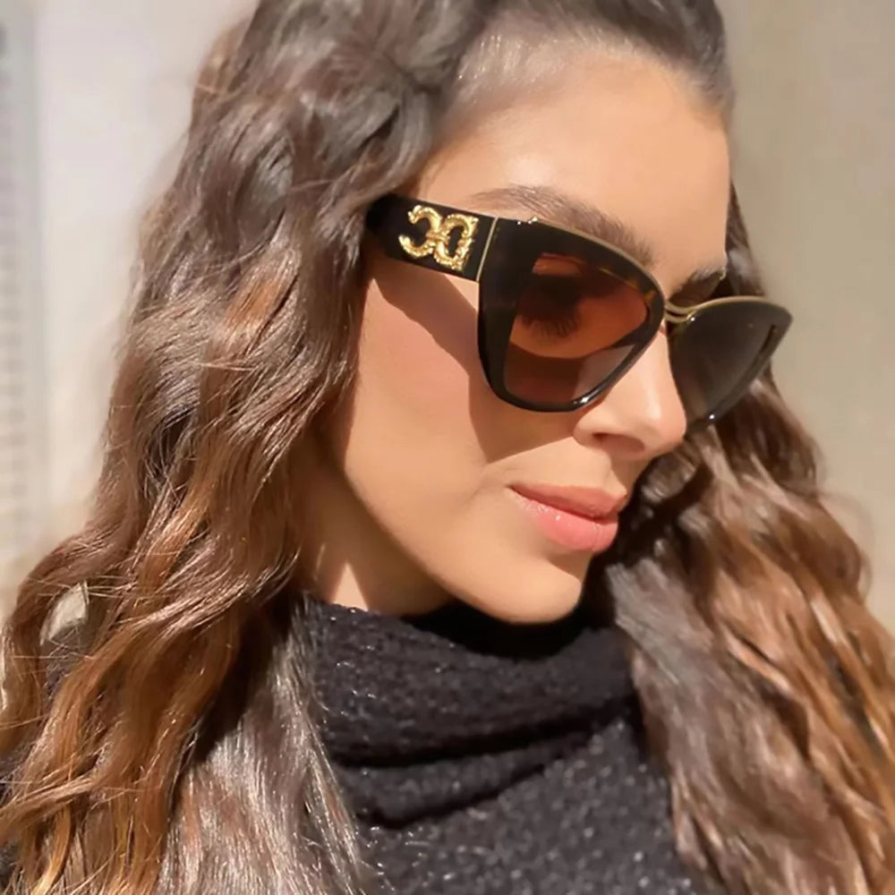 Saashi Luxury Cat Eye Sunglasses