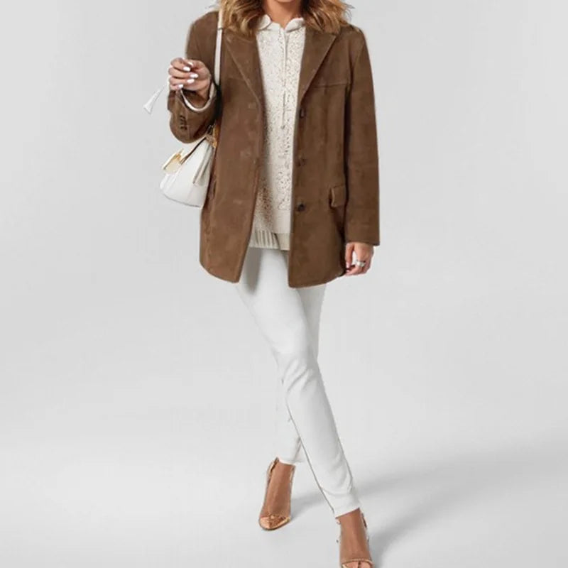 Saashi Casual Lapel Pocket Coat