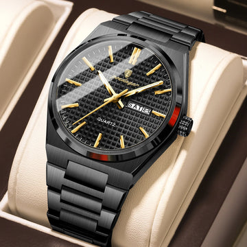 Saashi Stainless Steel Luminous Watch