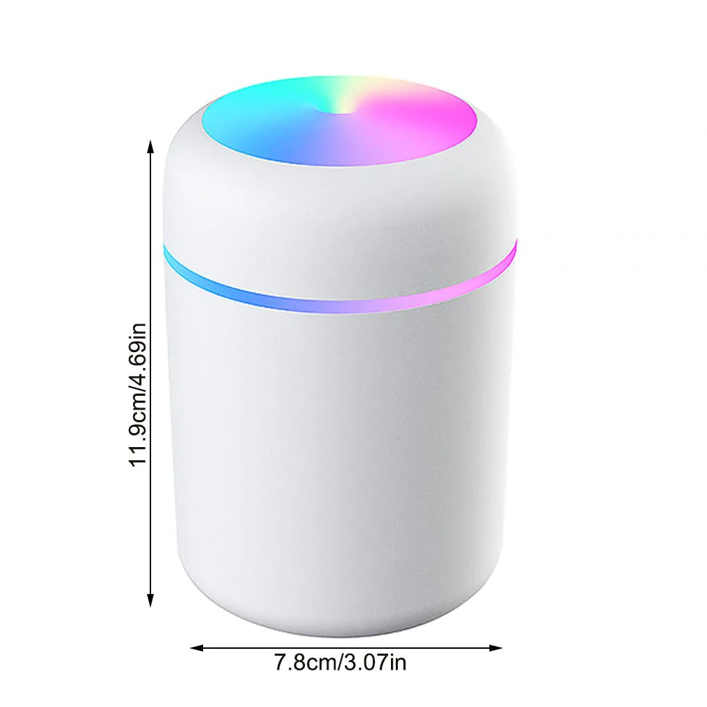 300Ml Humidifier Portable USB Ultrasonic Dazzle Cup Aroma Diffuser Cool Mist Maker Air Humidifier Purifier with Romantic Light