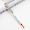 1Pc New Gold Foil Pens Metal Ballpoint Pens Office Birthday Gifts Ballpoint Pens Engraved Name Private Laser Customized Logo Pen